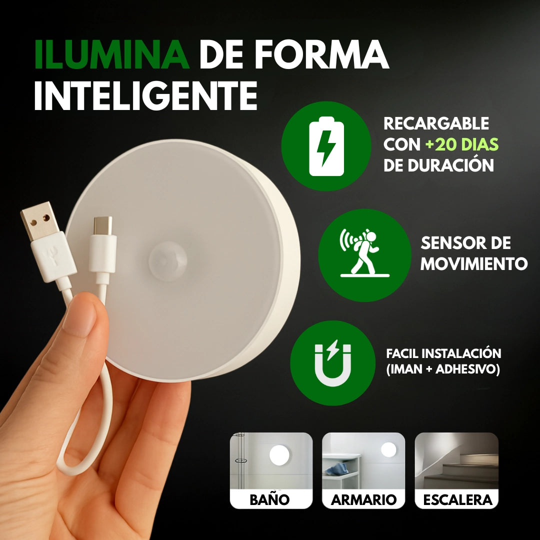 LUMIX LED - LUZ INTELIGENTE CON SENSOR AUTOMÁTICO
