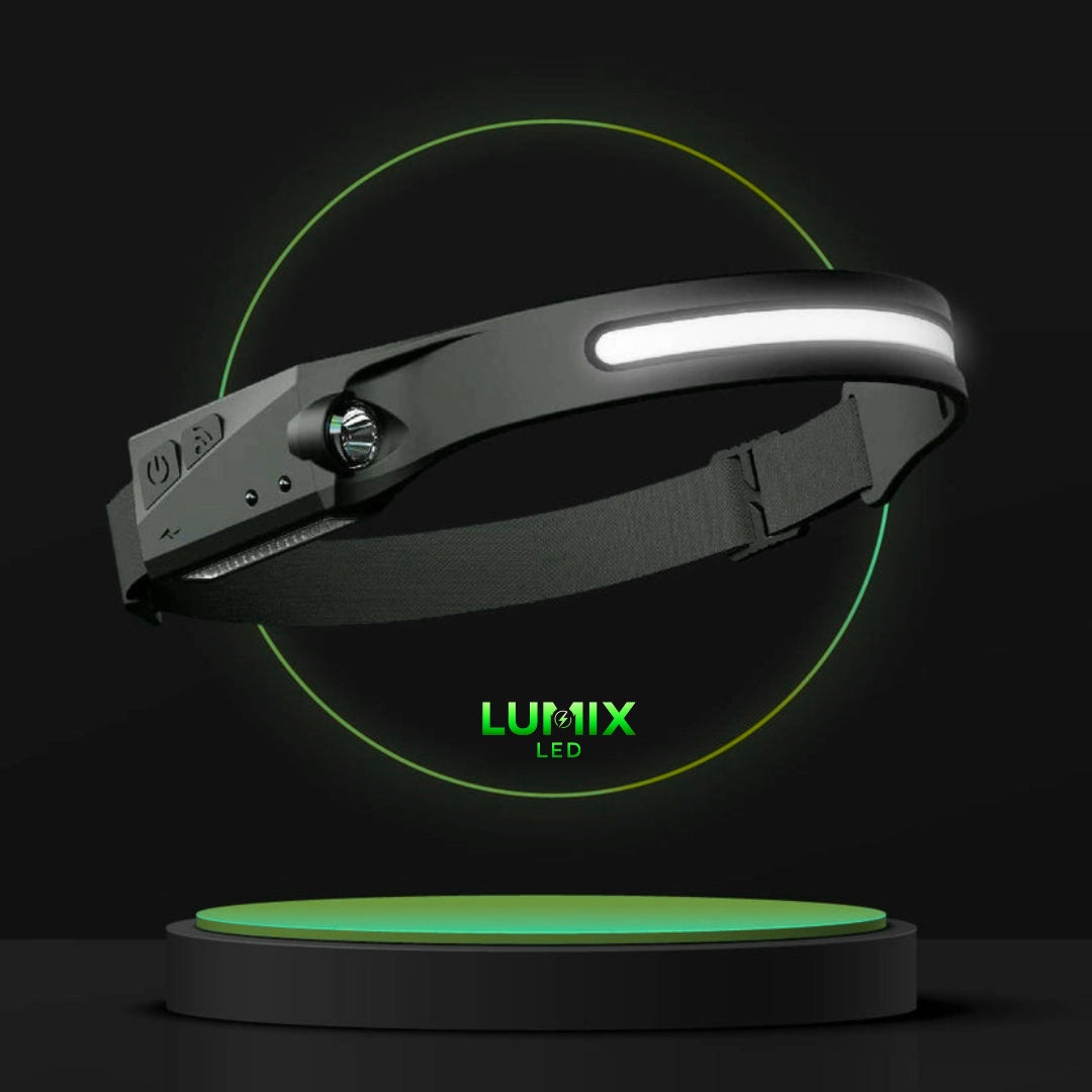 VINCHA LED LUMIX – ILUMINACIÓN 230° CON SENSOR MANOS LIBRES