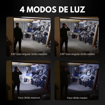 VINCHA LED LUMIX – ILUMINACIÓN 230° CON SENSOR MANOS LIBRES