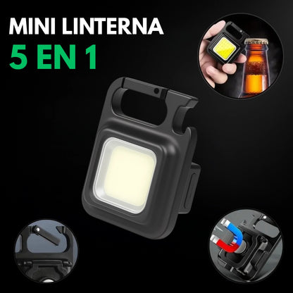 MINI LINTERNA LED LLAVERO LUMIX - 5 EN 1